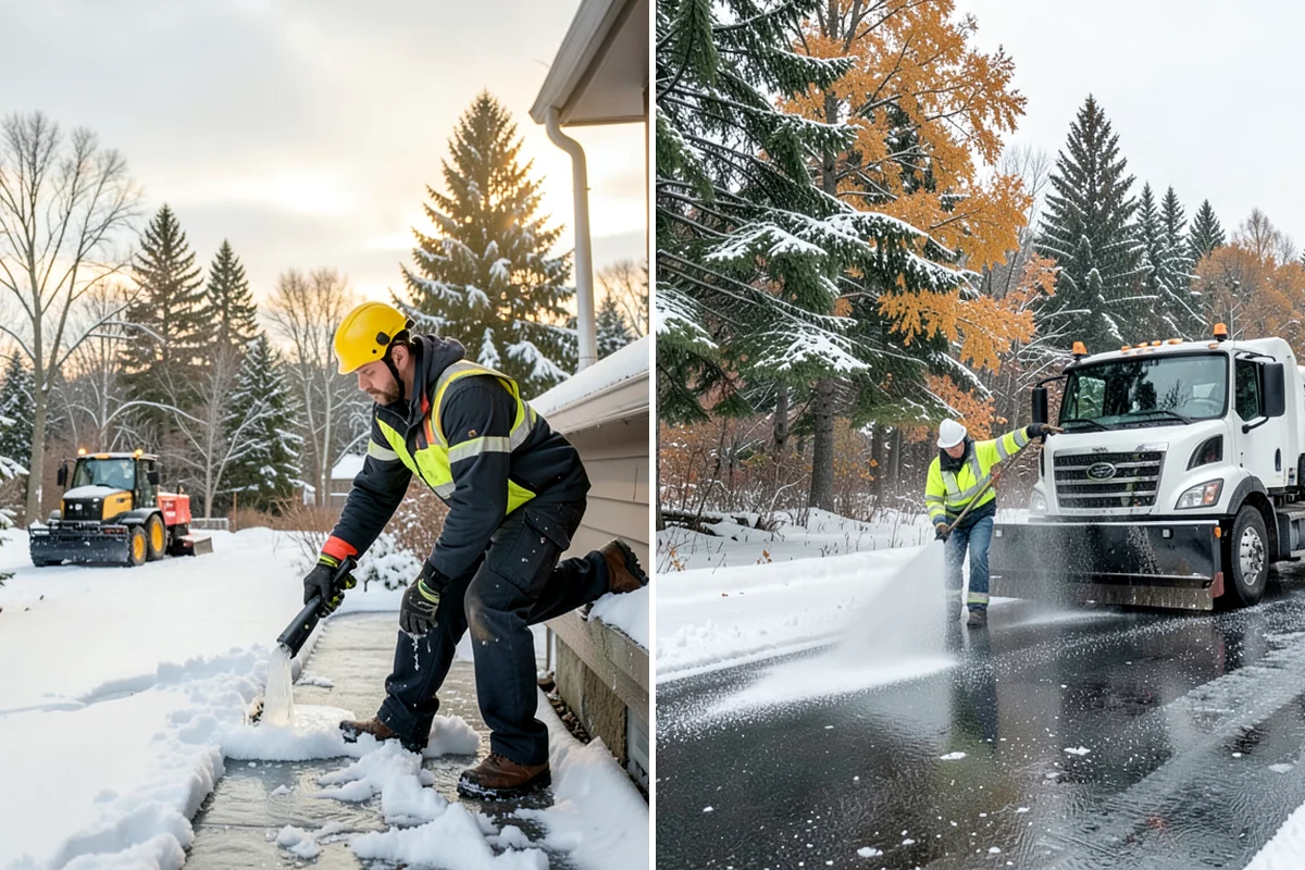 Commercial Snow Removal in Federal Way, King County, WA - Walk the site and map priority zones, obstacles, and snow storage areas