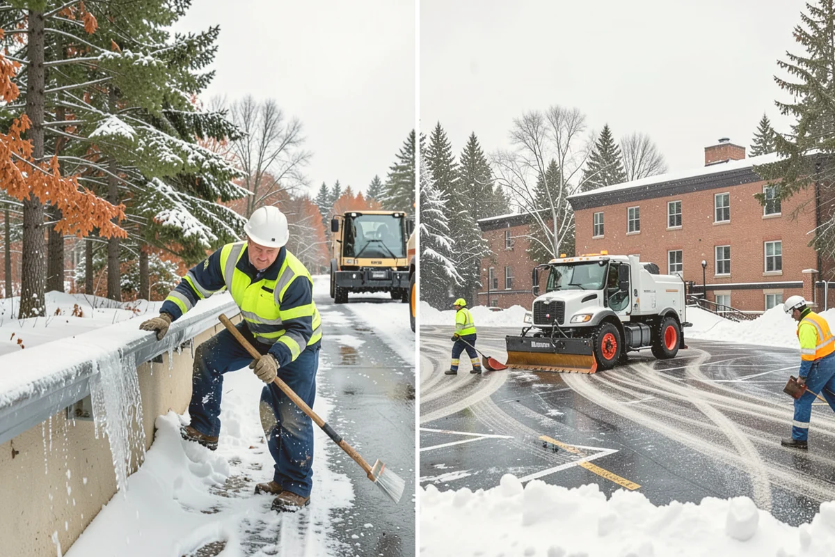 Commercial Snow Removal in Fife, Pierce County, WA - Walk the site and map priority zones, obstacles, and snow storage areas