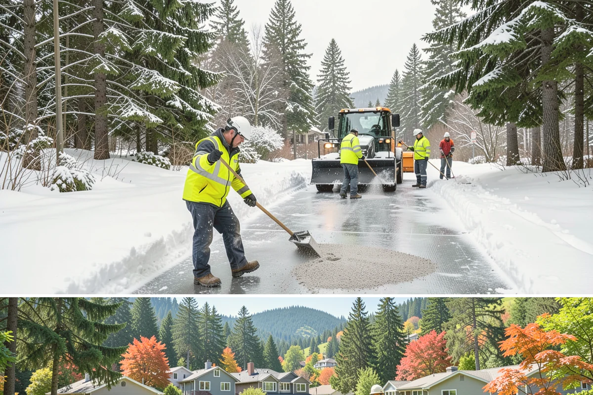 Commercial Snow Removal in Fircrest, Pierce County, WA - Western Washington's snow risk runs from late November through February, with the sharpest danger during Fraser outflow events...