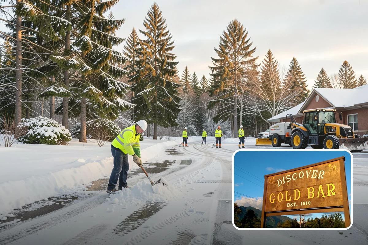 Commercial Snow Removal in Gold Bar, Snohomish County, WA - Priority plowing that keeps customers and staff arriving on schedule