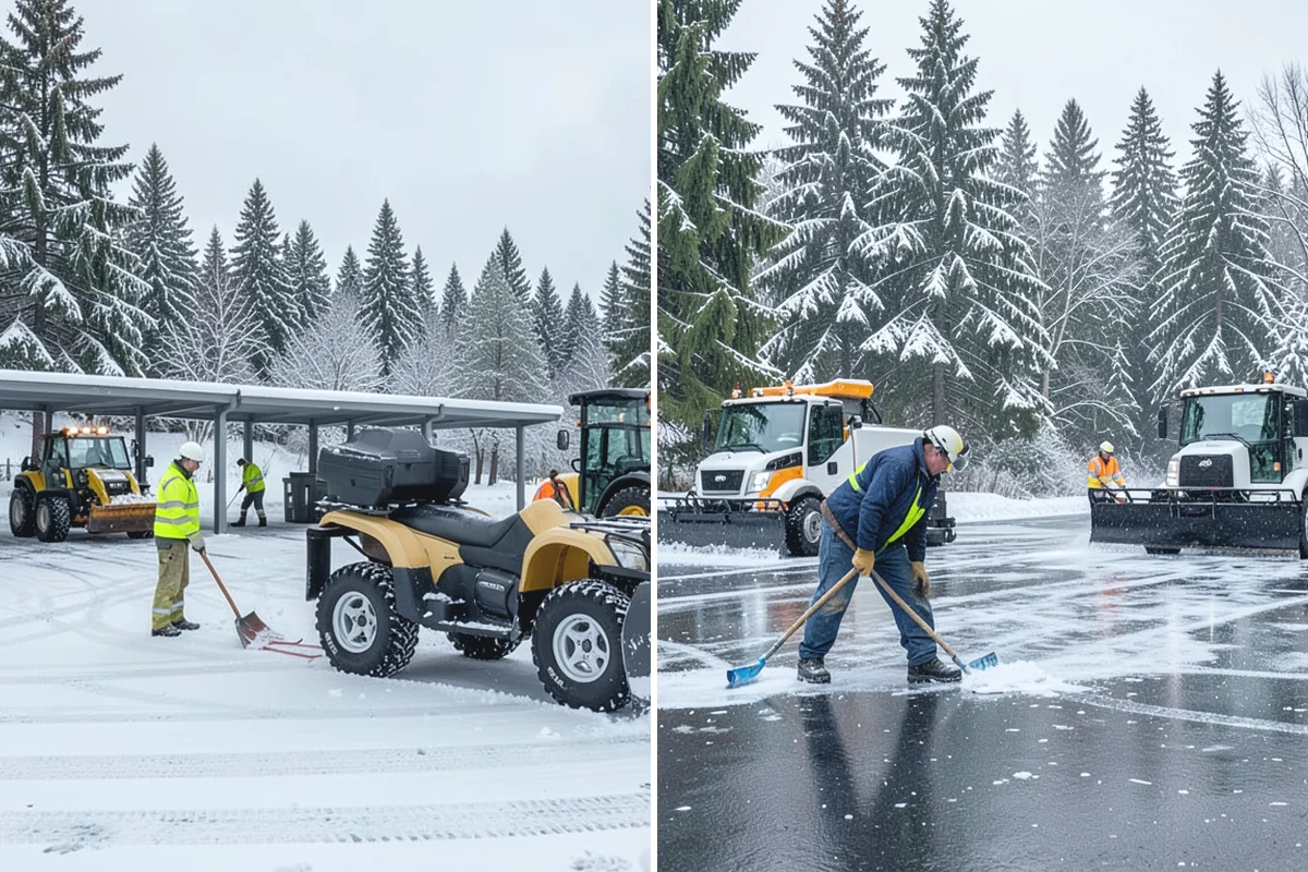 Commercial Snow Removal in Granite Falls, Snohomish County, WA - Walk the site and map priority zones, obstacles, and snow storage areas
