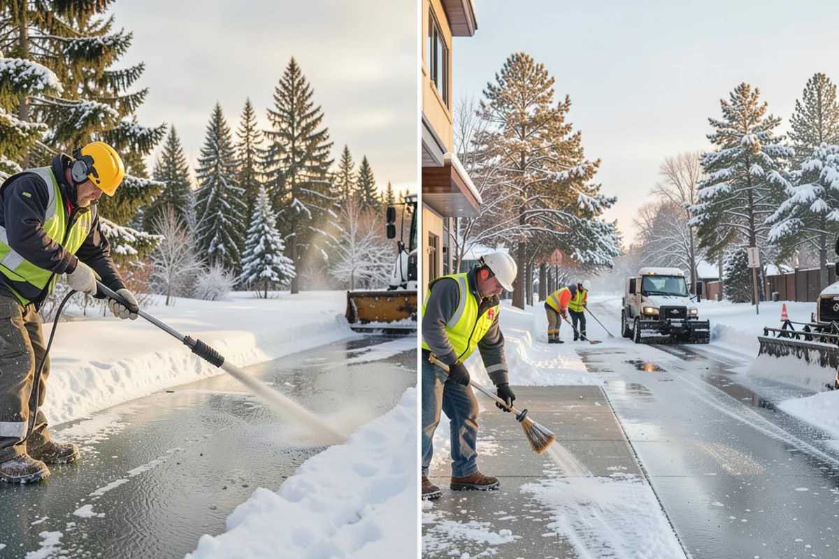 Commercial Snow Removal in Hamilton, Skagit County, WA - Walk the site and map priority zones, obstacles, and snow storage areas