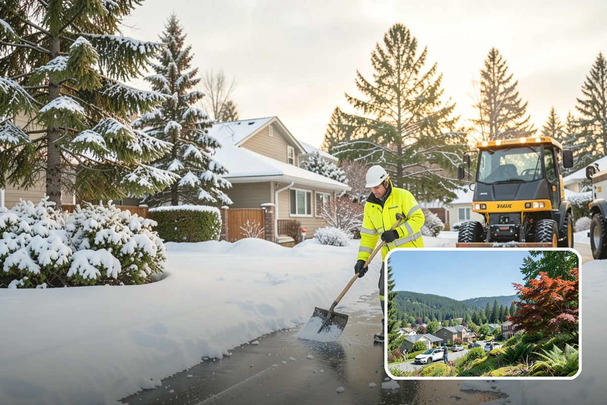 Commercial Snow Removal in Index, Snohomish County, WA - Priority plowing that keeps customers and staff arriving on schedule