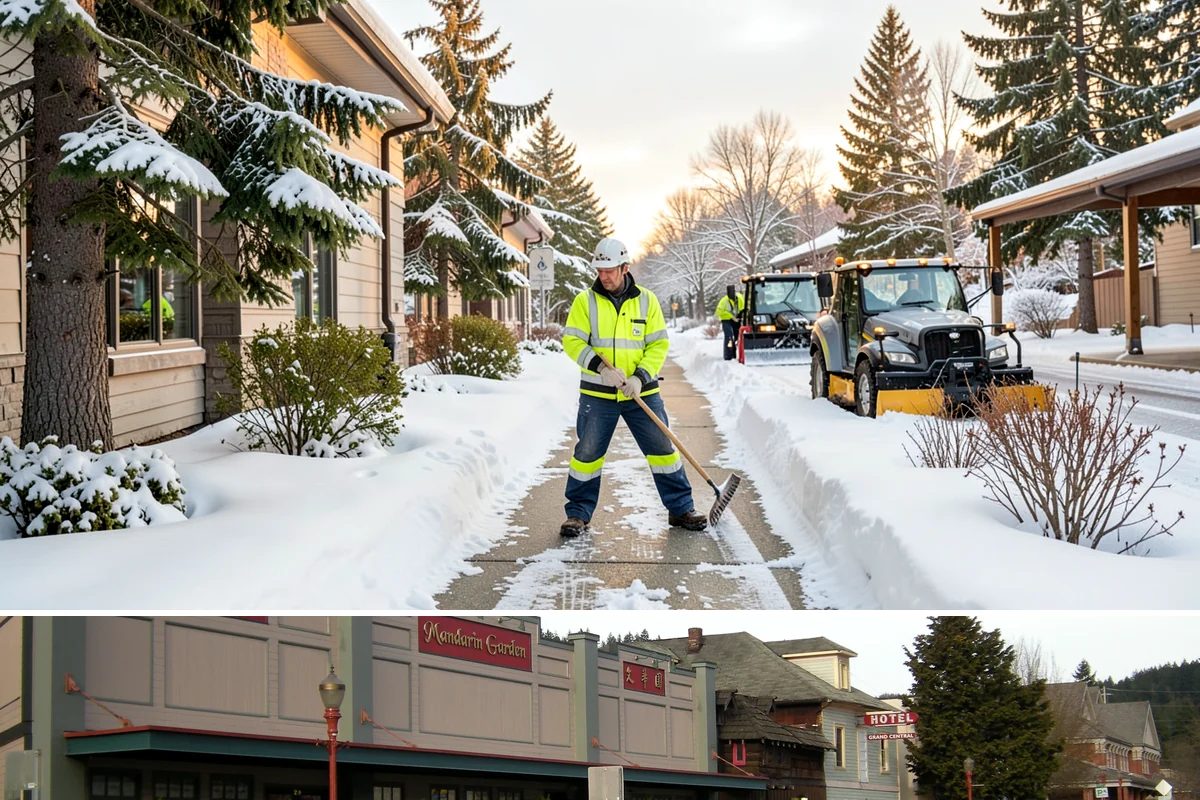 Commercial Snow Removal in Issaquah, King County, WA - Western Washington's snow risk runs from late November through February, with the sharpest danger during Fraser outflow events...