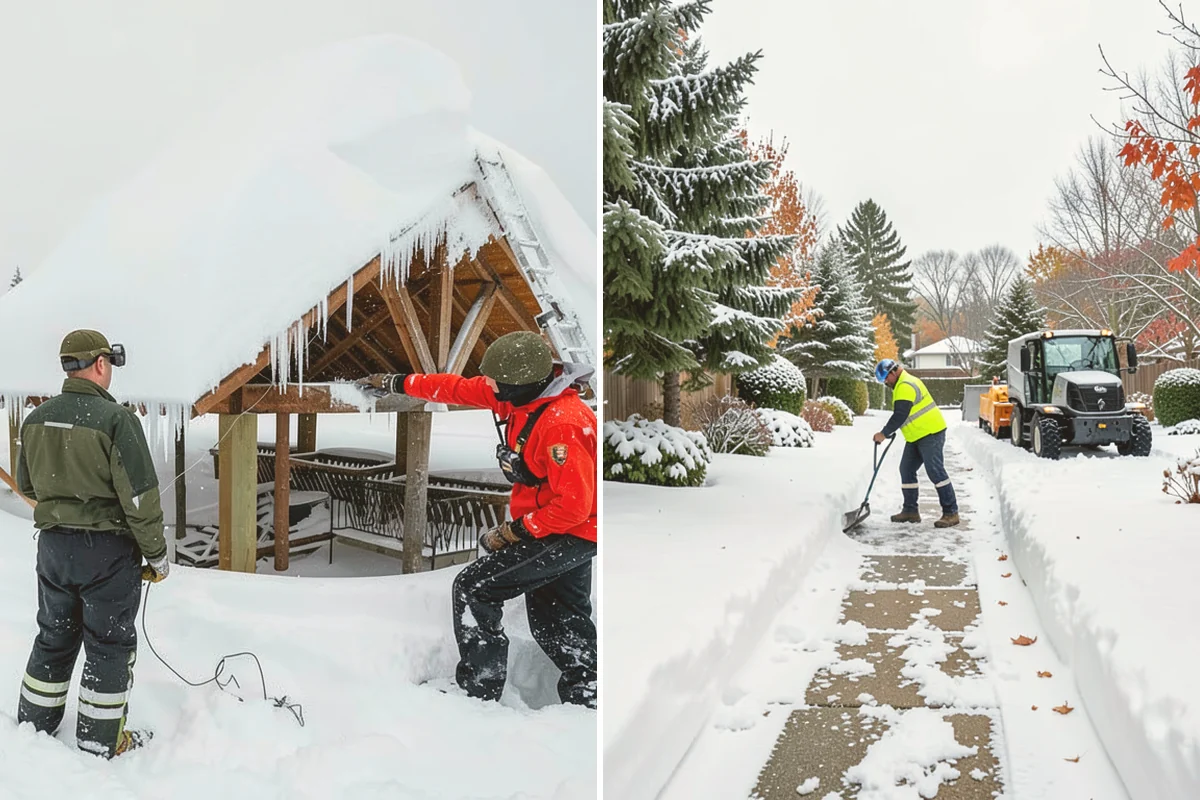 Commercial Snow Removal in Kent, King County, WA - Walk the site and map priority zones, obstacles, and snow storage areas