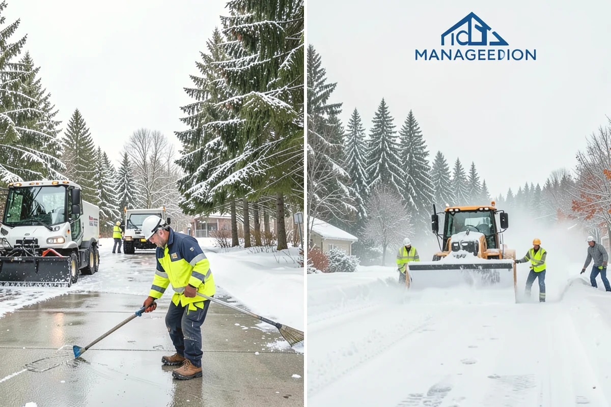 Commercial Snow Removal in Lake Stevens, Snohomish County, WA - Walk the site and map priority zones, obstacles, and snow storage areas