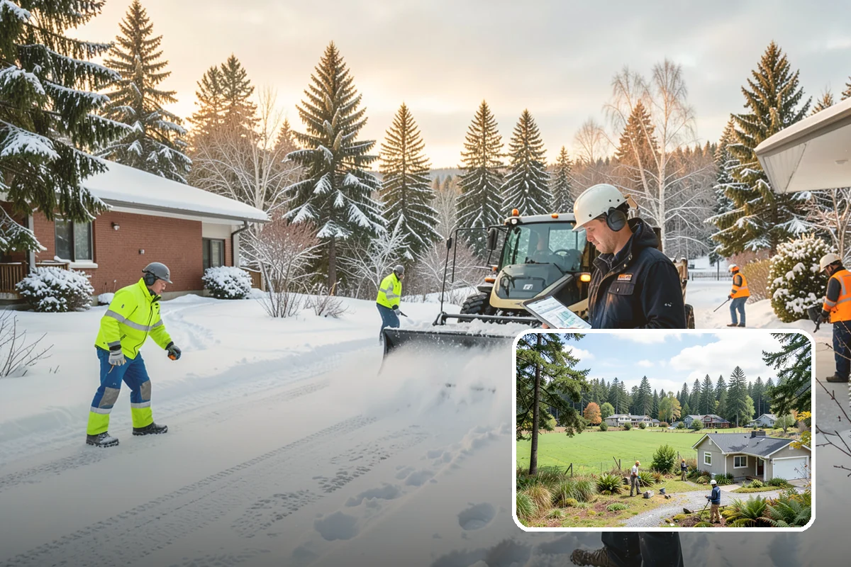 Commercial Snow Removal in Lyman, Skagit County, WA - Priority plowing that keeps customers and staff arriving on schedule
