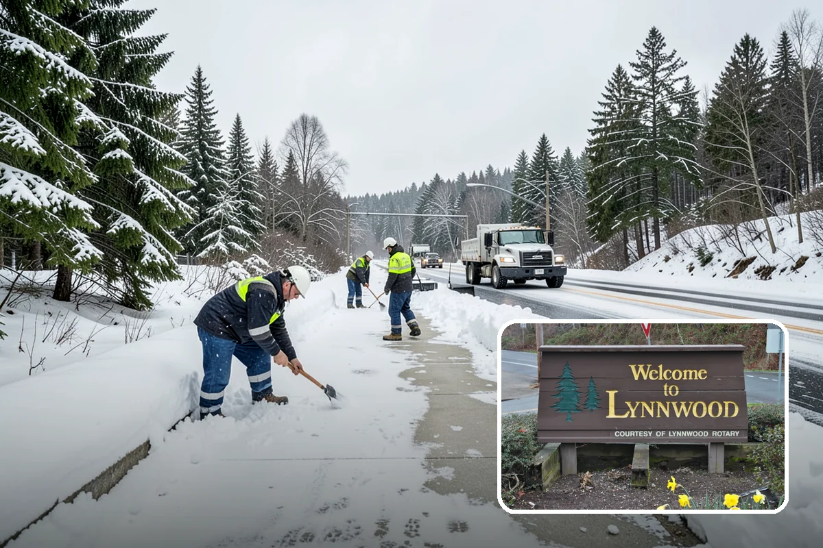 Commercial Snow Removal in Lynnwood, Snohomish County, WA - Priority plowing that keeps customers and staff arriving on schedule