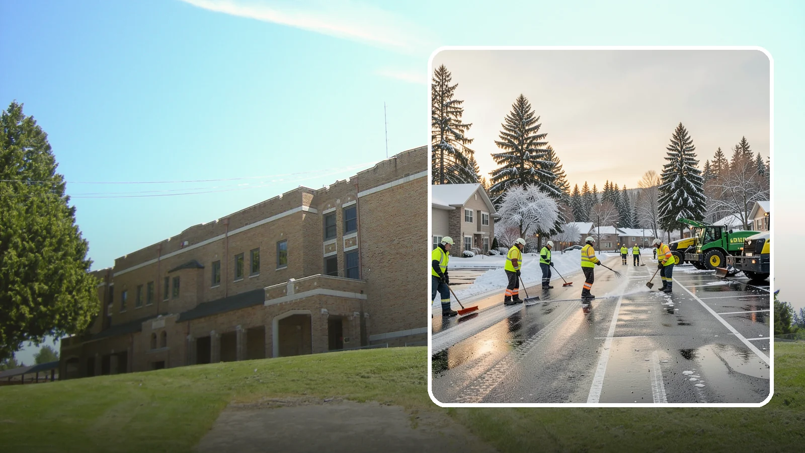 Commercial Snow Removal in Maple Valley, King County, WA - When a Puget Sound cold snap drops wet snow across your commercial property, our crews keep parking areas, walkways, and access...