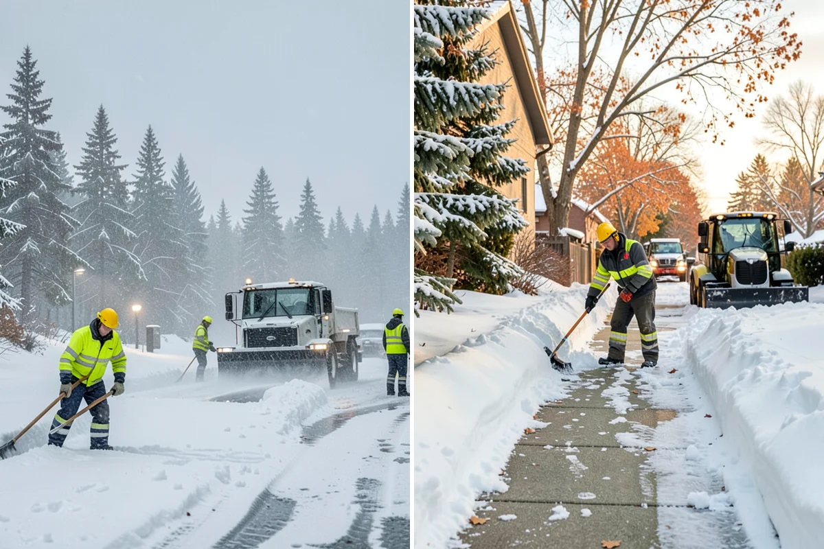 Commercial Snow Removal in Maple Valley, King County, WA - Walk the site and map priority zones, obstacles, and snow storage areas