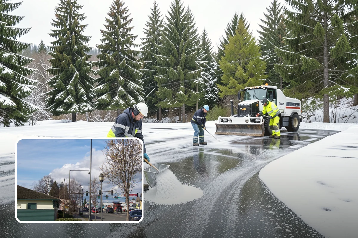 Commercial Snow Removal in Marysville, Snohomish County, WA - Priority plowing that keeps customers and staff arriving on schedule