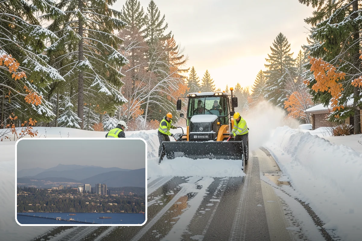 Commercial Snow Removal in Medina, King County, WA - Priority plowing that keeps customers and staff arriving on schedule