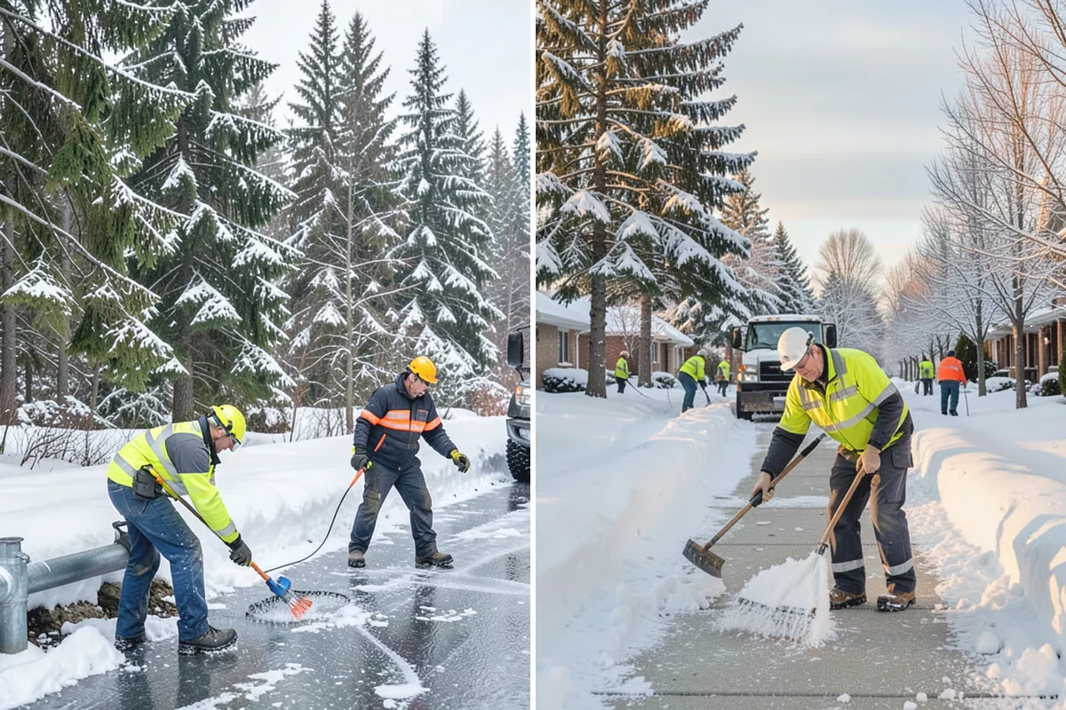 Commercial Snow Removal in Medina, King County, WA - Walk the site and map priority zones, obstacles, and snow storage areas