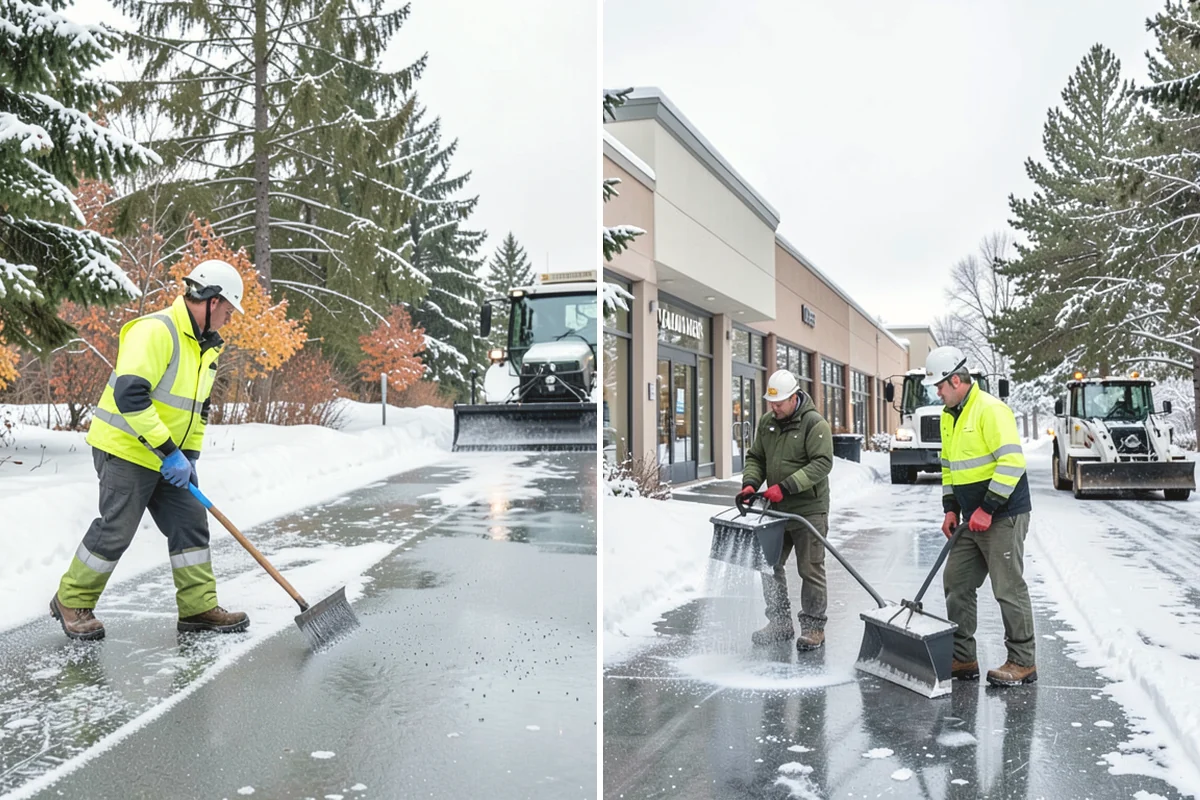 Commercial Snow Removal in Mill Creek, Snohomish County, WA - Walk the site and map priority zones, obstacles, and snow storage areas