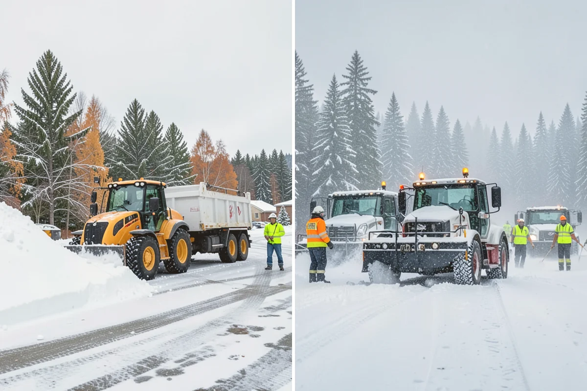 Commercial Snow Removal in Milton, King County, WA - Walk the site and map priority zones, obstacles, and snow storage areas