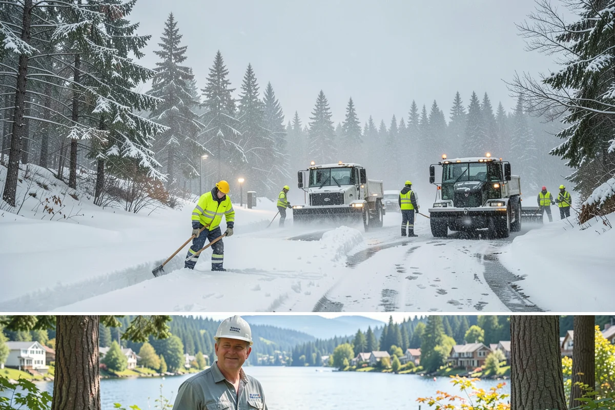 Commercial Snow Removal in Milton, King County, WA - Western Washington's snow risk runs from late November through February, with the sharpest danger during Fraser outflow events...