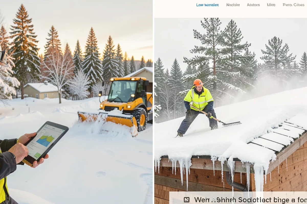 Commercial Snow Removal in Mount Vernon, Skagit County, WA - Walk the site and map priority zones, obstacles, and snow storage areas