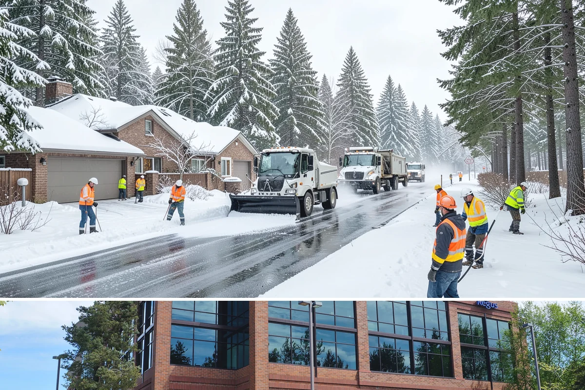 Commercial Snow Removal in Mountlake Terrace, Snohomish County, WA - Western Washington's snow risk runs from late November through February, with the sharpest danger during Fraser outflow events...