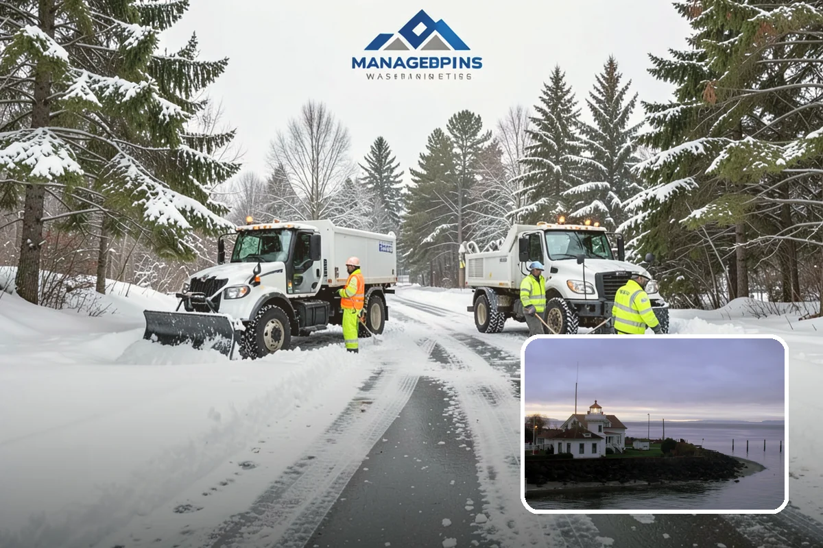 Commercial Snow Removal in Mukilteo, Snohomish County, WA - Priority plowing that keeps customers and staff arriving on schedule