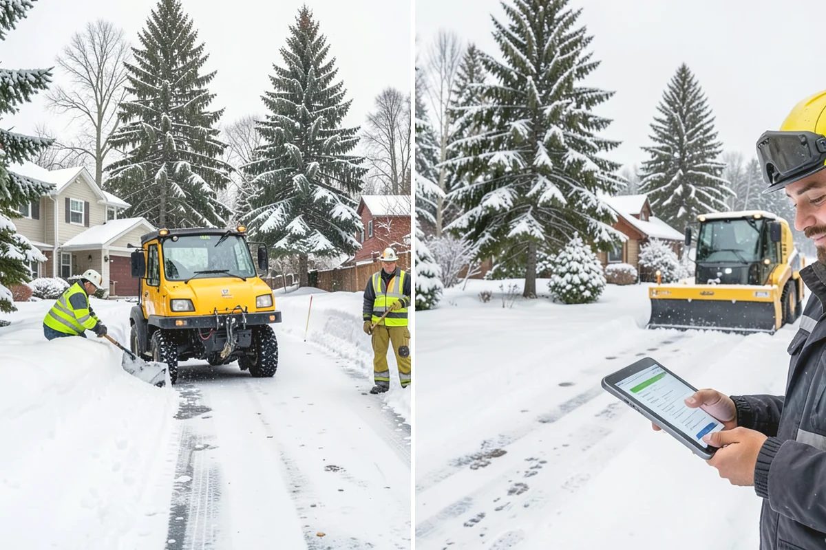 Commercial Snow Removal in Mukilteo, Snohomish County, WA - Walk the site and map priority zones, obstacles, and snow storage areas