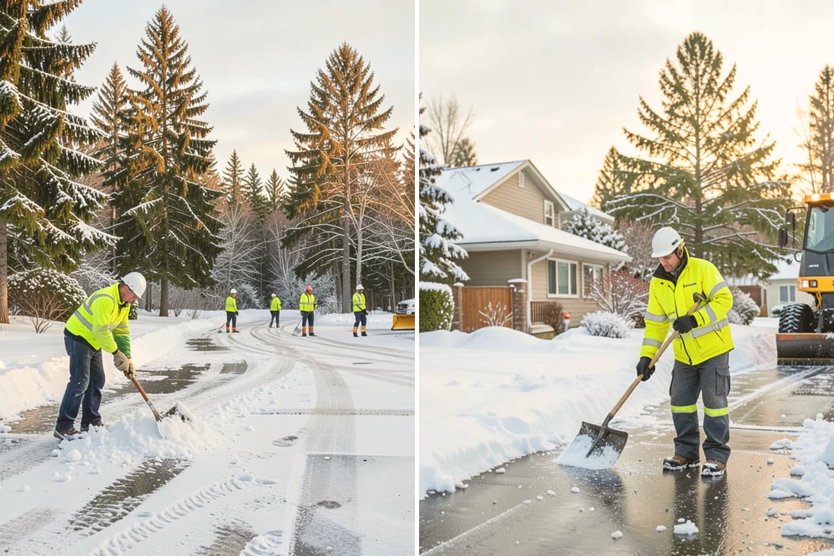 Commercial Snow Removal in Orting, Pierce County, WA - Walk the site and map priority zones, obstacles, and snow storage areas