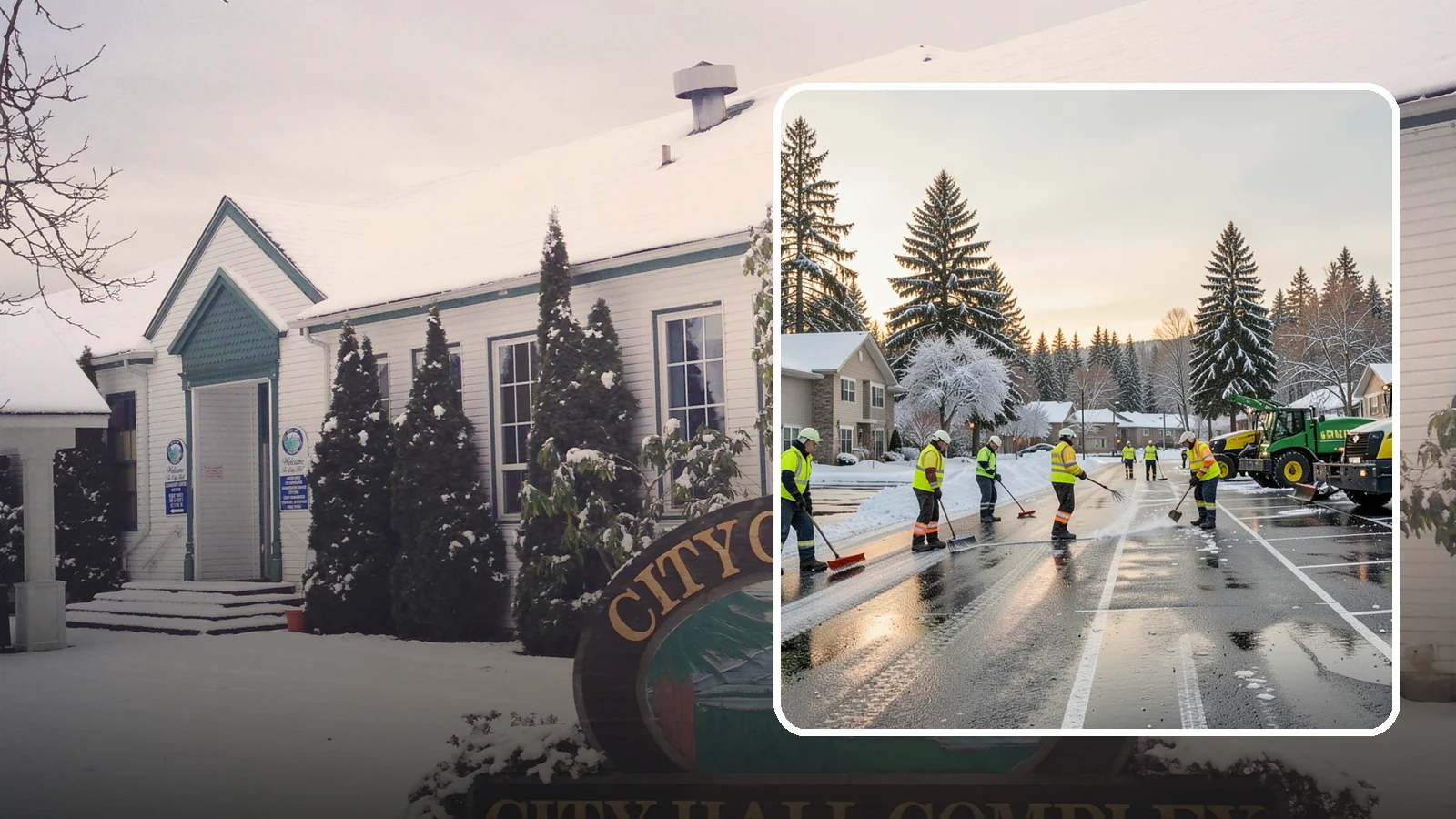 Commercial Snow Removal in Pacific, King County, WA - When a Puget Sound cold snap drops wet snow across your commercial property, our crews keep parking areas, walkways, and access...