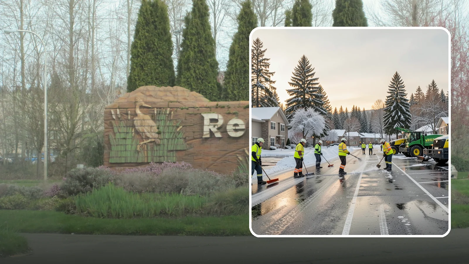 Commercial Snow Removal in Renton, King County, WA - When a Puget Sound cold snap drops wet snow across your commercial property, our crews keep parking areas, walkways, and access...