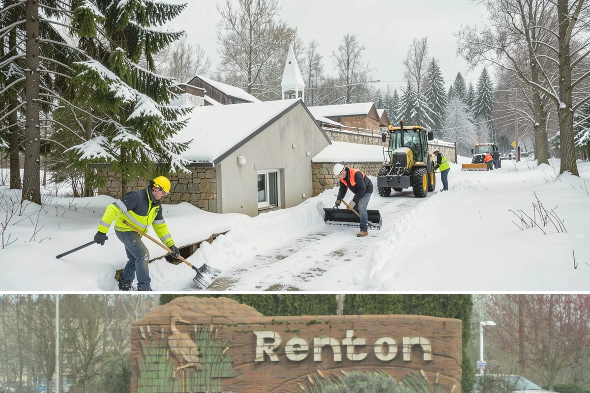 Commercial Snow Removal in Renton, King County, WA - Western Washington's snow risk runs from late November through February, with the sharpest danger during Fraser outflow events...