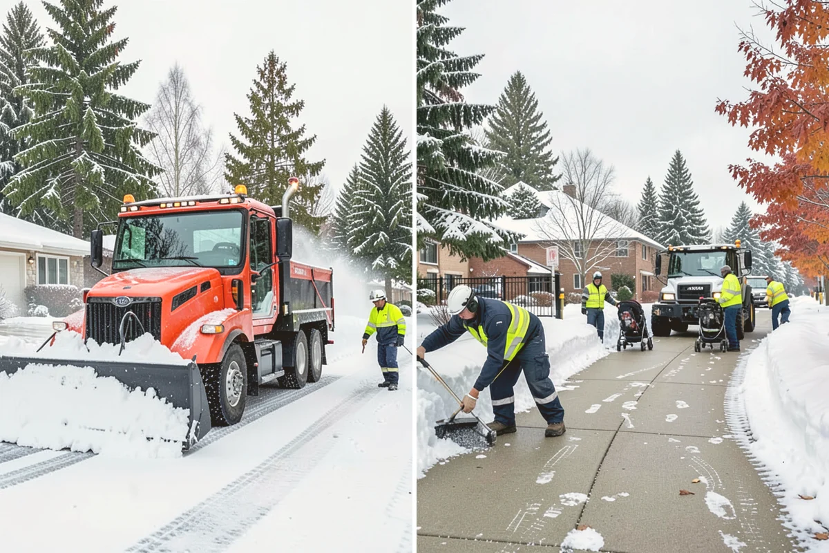 Commercial Snow Removal in Sammamish, King County, WA - Walk the site and map priority zones, obstacles, and snow storage areas