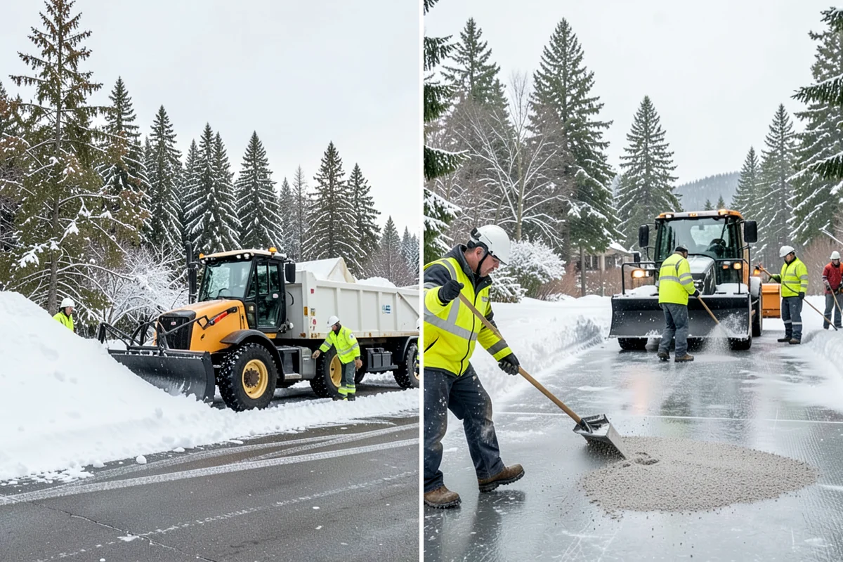 Commercial Snow Removal in SeaTac, King County, WA - Walk the site and map priority zones, obstacles, and snow storage areas
