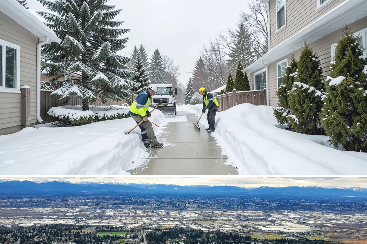 Commercial Snow Removal in SeaTac, King County, WA - Western Washington's snow risk runs from late November through February, with the sharpest danger during Fraser outflow events...