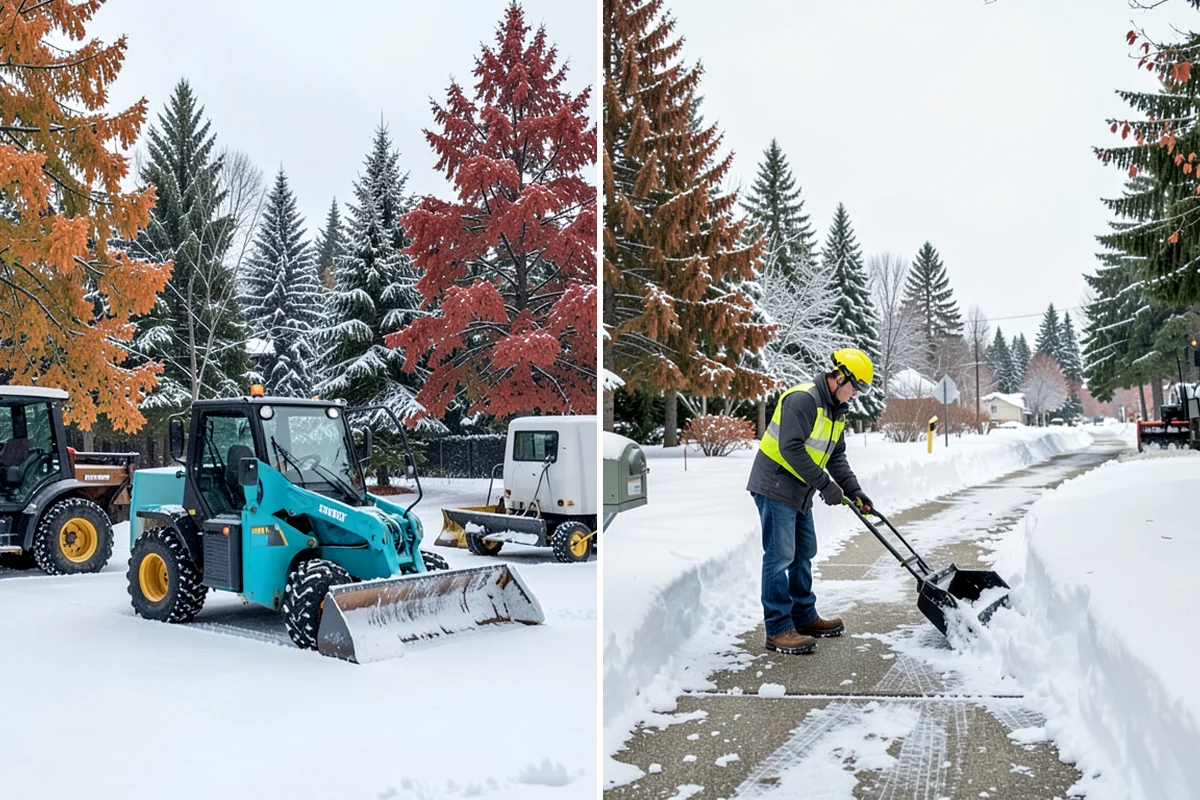 Commercial Snow Removal in Sedro-Woolley, Skagit County, WA - Walk the site and map priority zones, obstacles, and snow storage areas