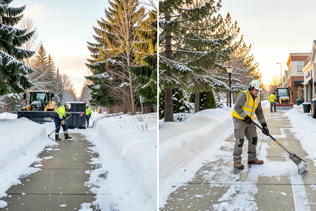 Commercial Snow Removal in Shoreline, King County, WA - Walk the site and map priority zones, obstacles, and snow storage areas