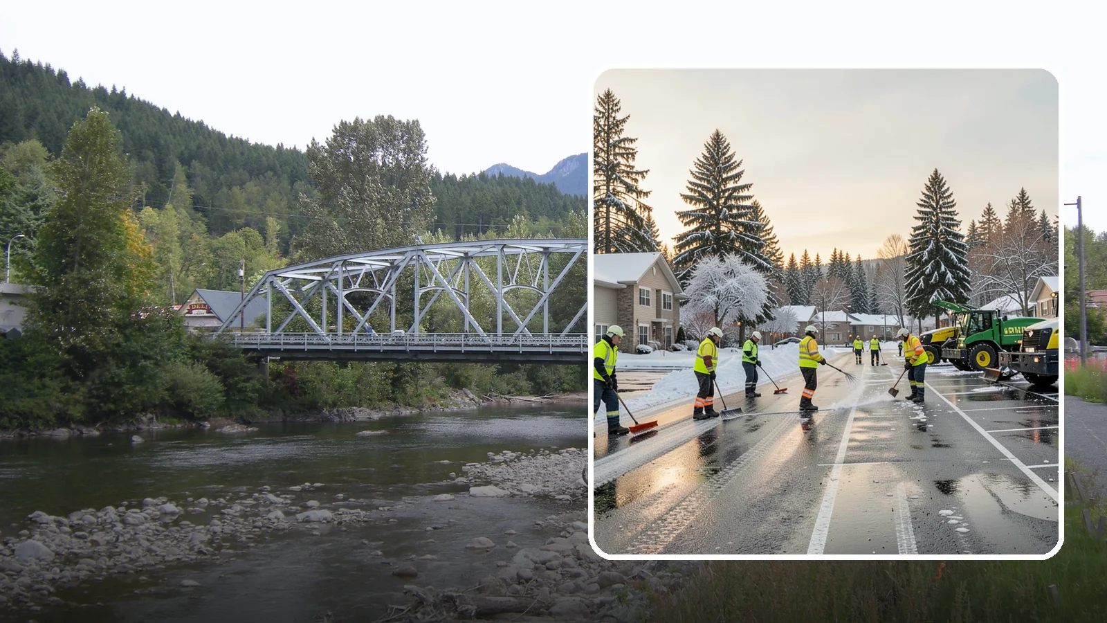 Commercial Snow Removal in Skykomish, King County, WA - When a Puget Sound cold snap drops wet snow across your commercial property, our crews keep parking areas, walkways, and access...