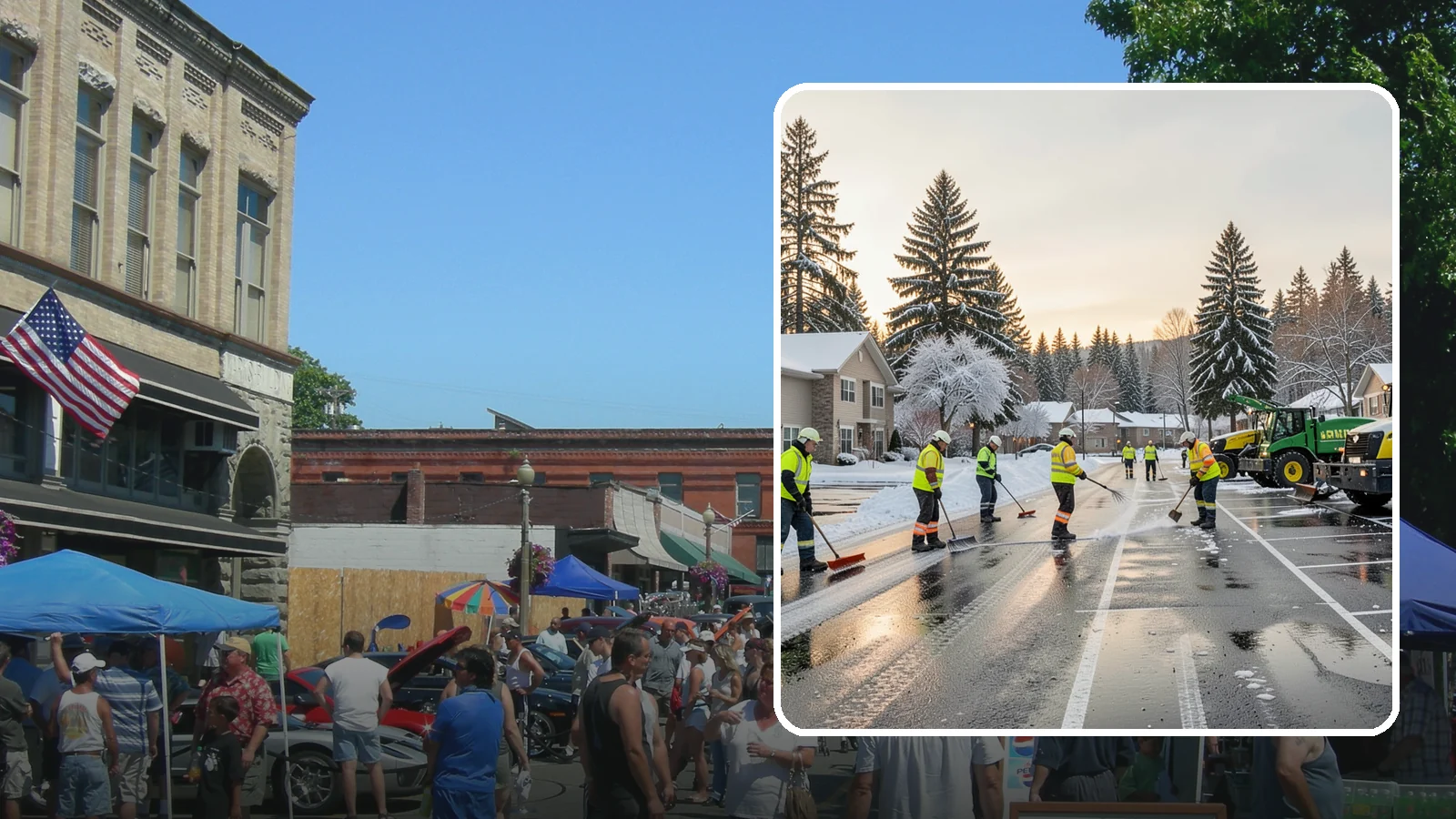Commercial Snow Removal in Snohomish, Snohomish County, WA - When a Puget Sound cold snap drops wet snow across your commercial property, our crews keep parking areas, walkways, and access...