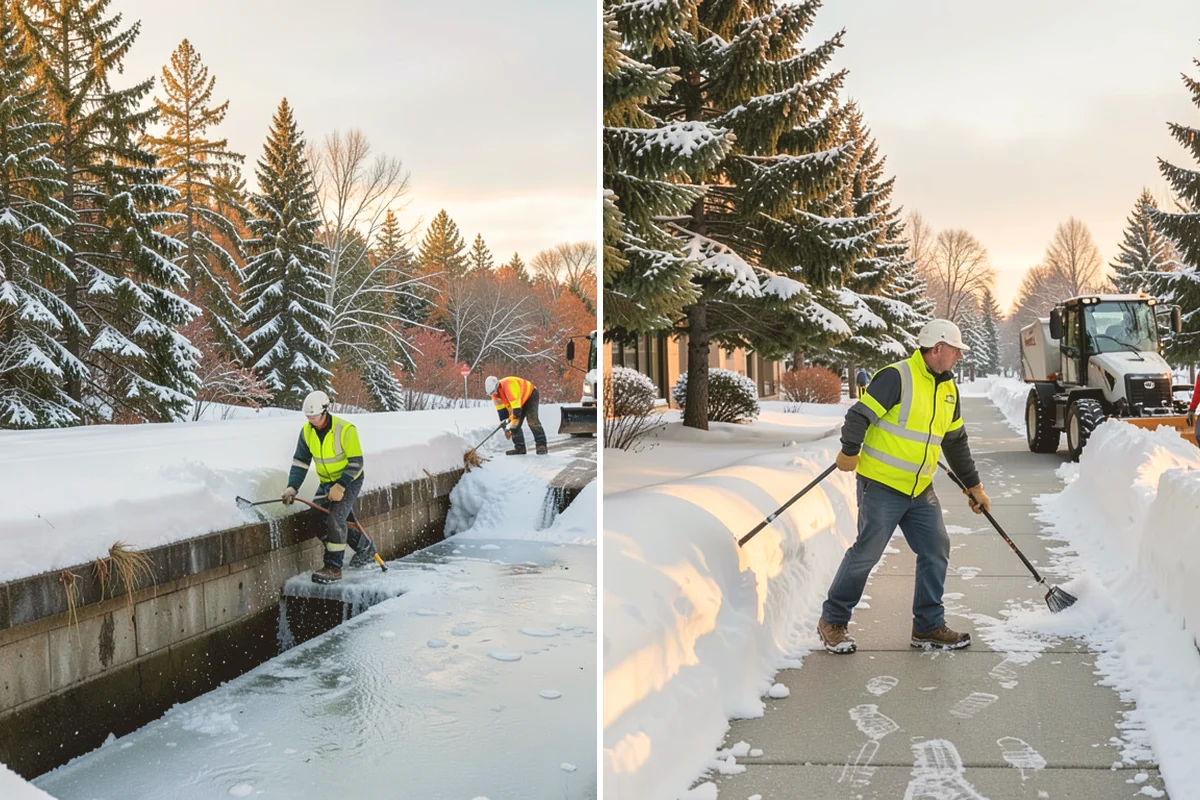 Commercial Snow Removal in Snohomish, Snohomish County, WA - Walk the site and map priority zones, obstacles, and snow storage areas