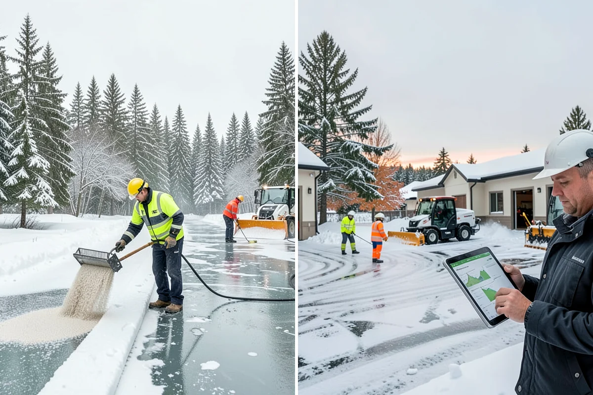 Commercial Snow Removal in Snoqualmie, King County, WA - Walk the site and map priority zones, obstacles, and snow storage areas
