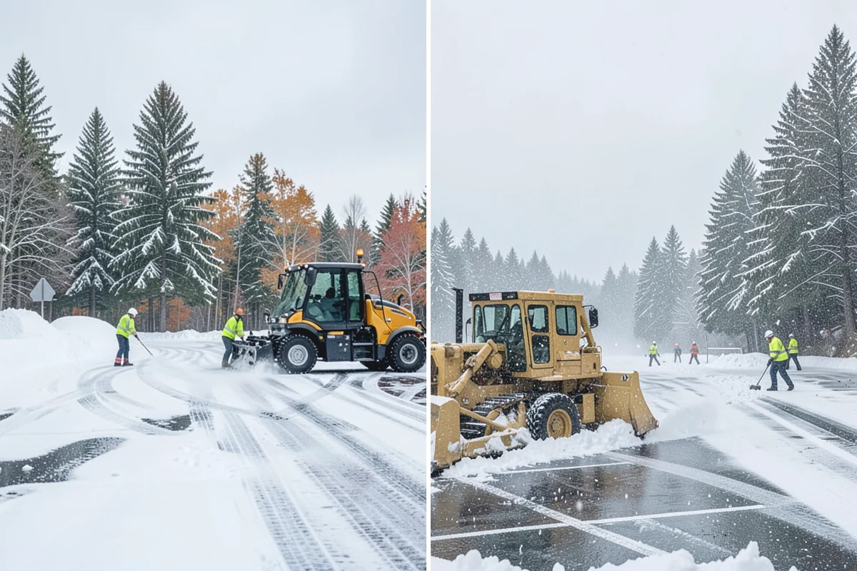 Commercial Snow Removal in South Prairie, Pierce County, WA - Walk the site and map priority zones, obstacles, and snow storage areas