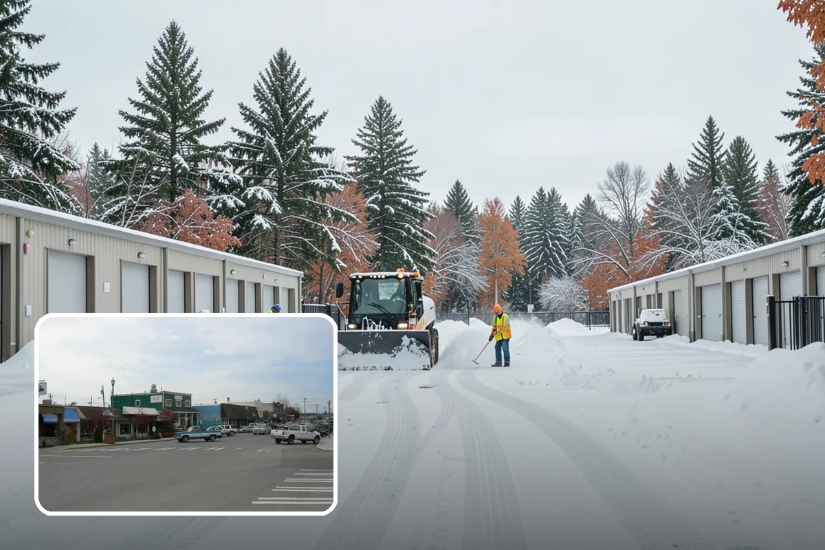 Commercial Snow Removal in Stanwood, Snohomish County, WA - Priority plowing that keeps customers and staff arriving on schedule