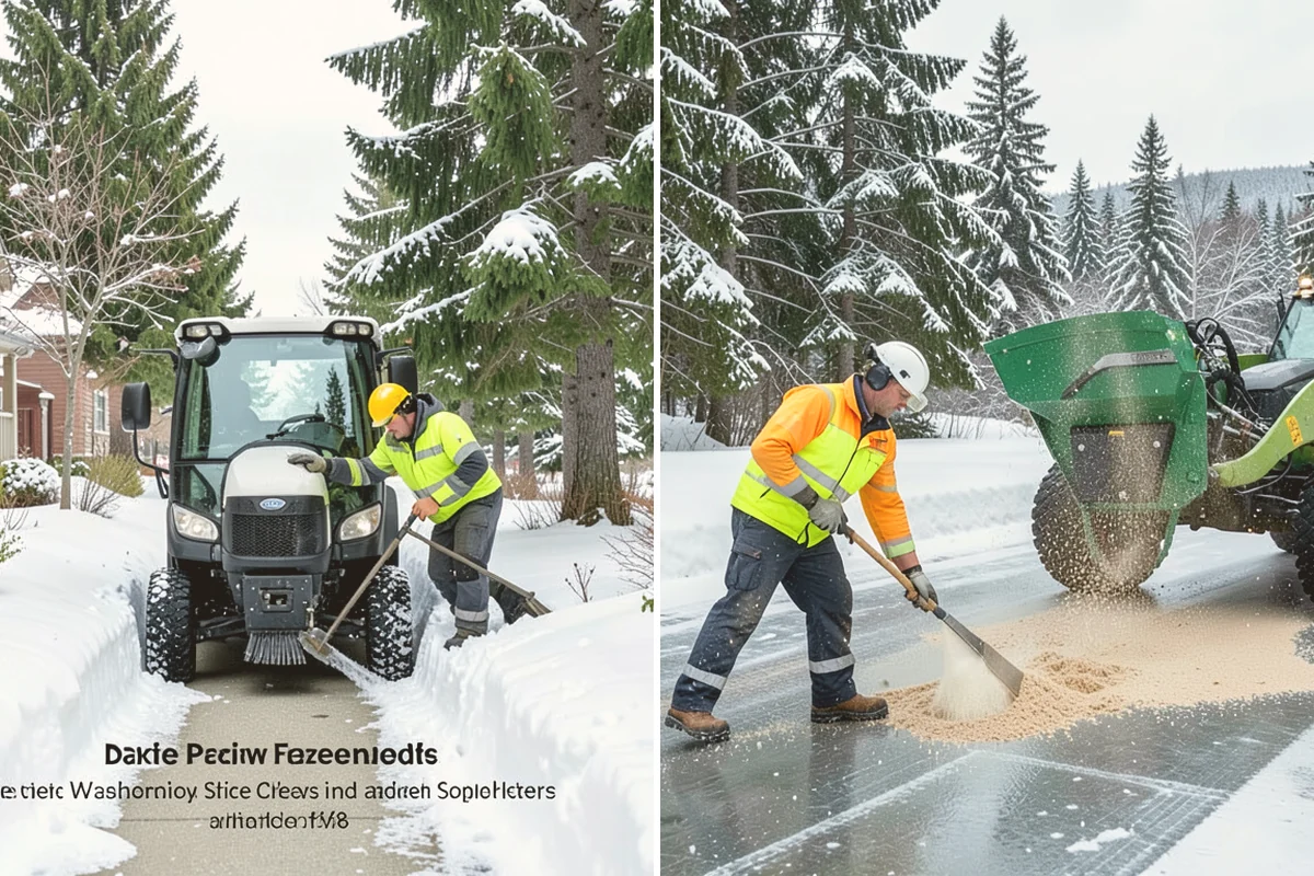 Commercial Snow Removal in Stanwood, Snohomish County, WA - Walk the site and map priority zones, obstacles, and snow storage areas
