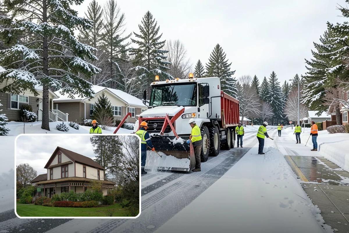 Commercial Snow Removal in Sumner, Pierce County, WA - Priority plowing that keeps customers and staff arriving on schedule