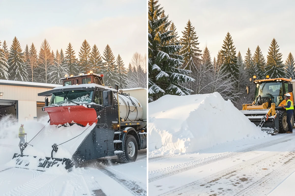 Commercial Snow Removal in Tukwila, King County, WA - Walk the site and map priority zones, obstacles, and snow storage areas