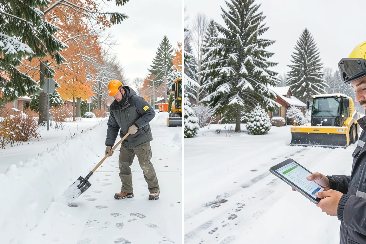Commercial Snow Removal in University Place, Pierce County, WA - Walk the site and map priority zones, obstacles, and snow storage areas