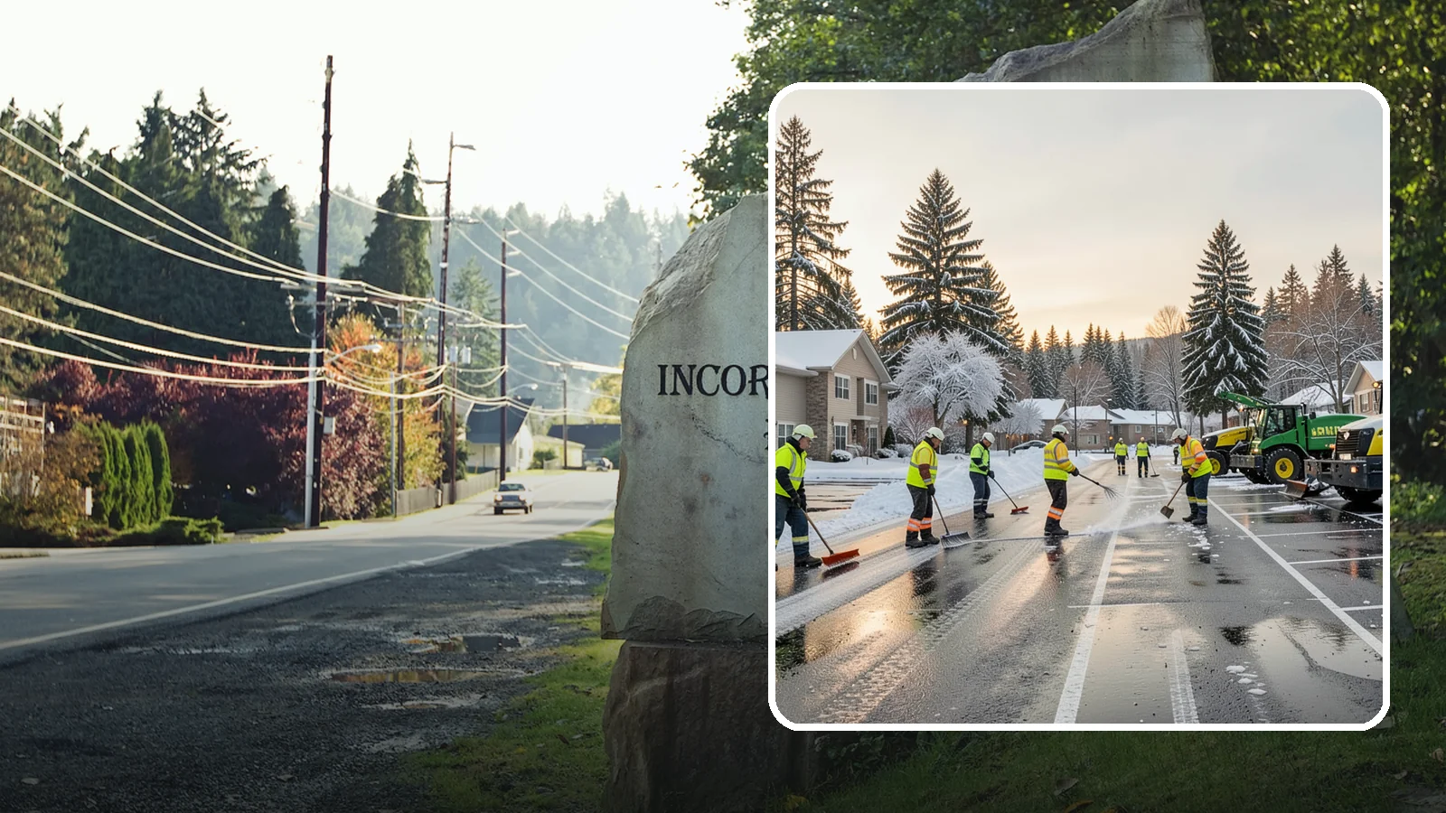 Commercial Snow Removal in Wilkeson, Pierce County, WA - When a Puget Sound cold snap drops wet snow across your commercial property, our crews keep parking areas, walkways, and access...