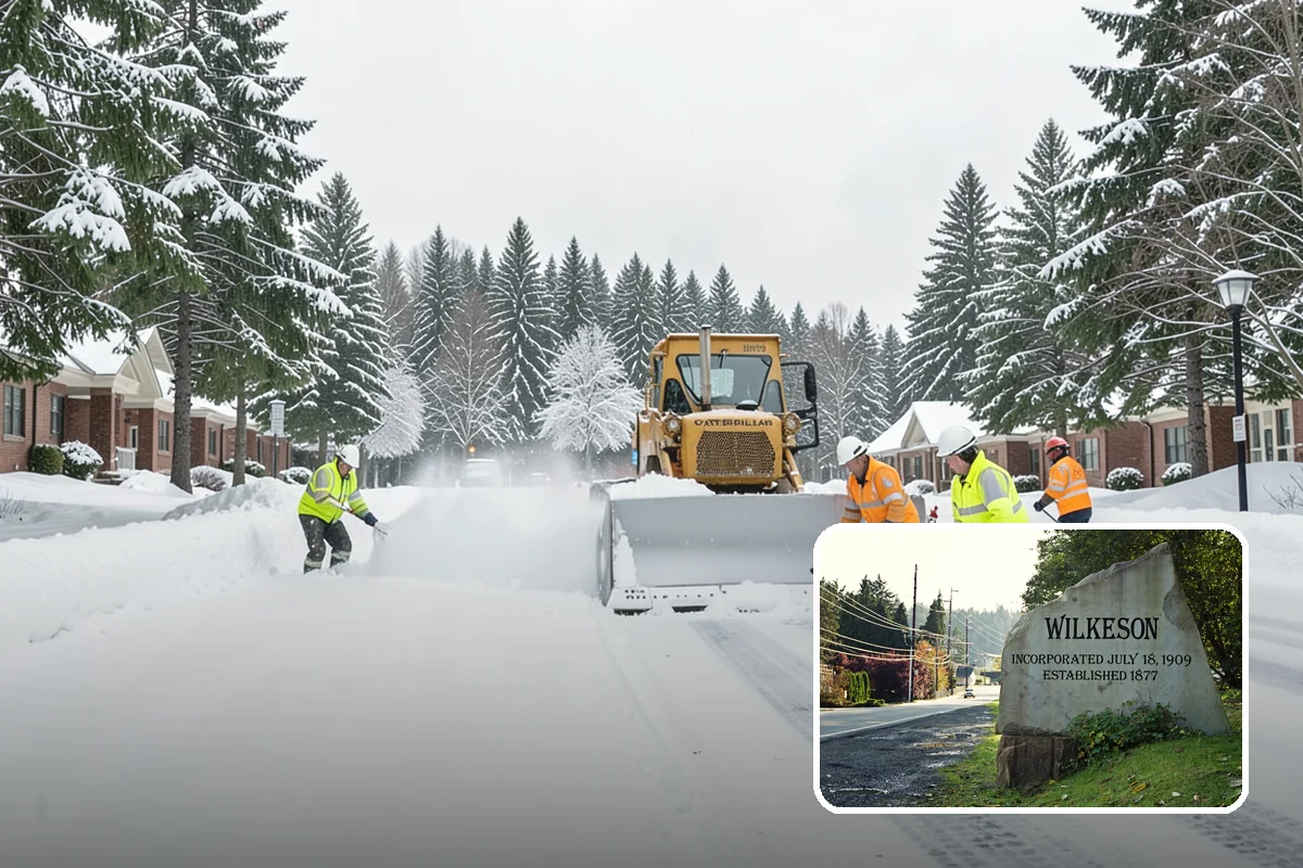 Commercial Snow Removal in Wilkeson, Pierce County, WA - Priority plowing that keeps customers and staff arriving on schedule