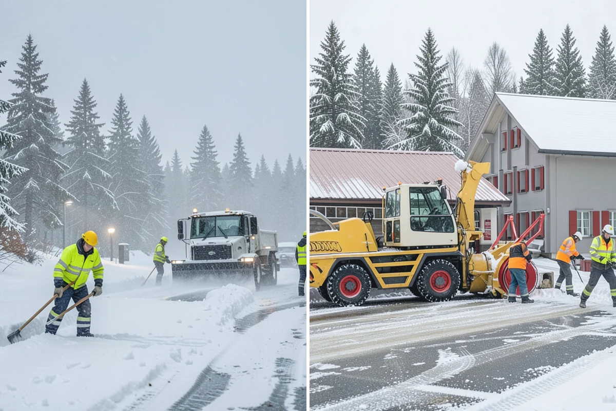 Commercial Snow Removal in Wilkeson, Pierce County, WA - Walk the site and map priority zones, obstacles, and snow storage areas