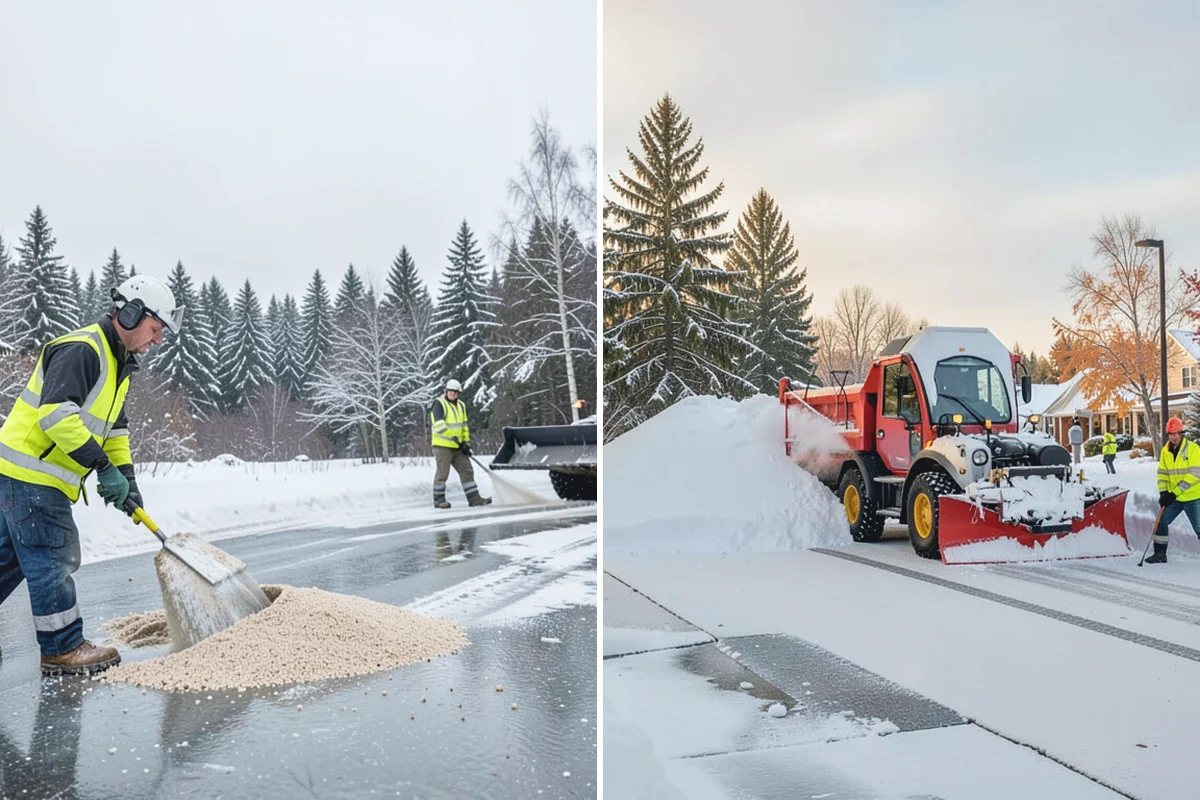 Commercial Snow Removal in Woodinville, King County, WA - Walk the site and map priority zones, obstacles, and snow storage areas