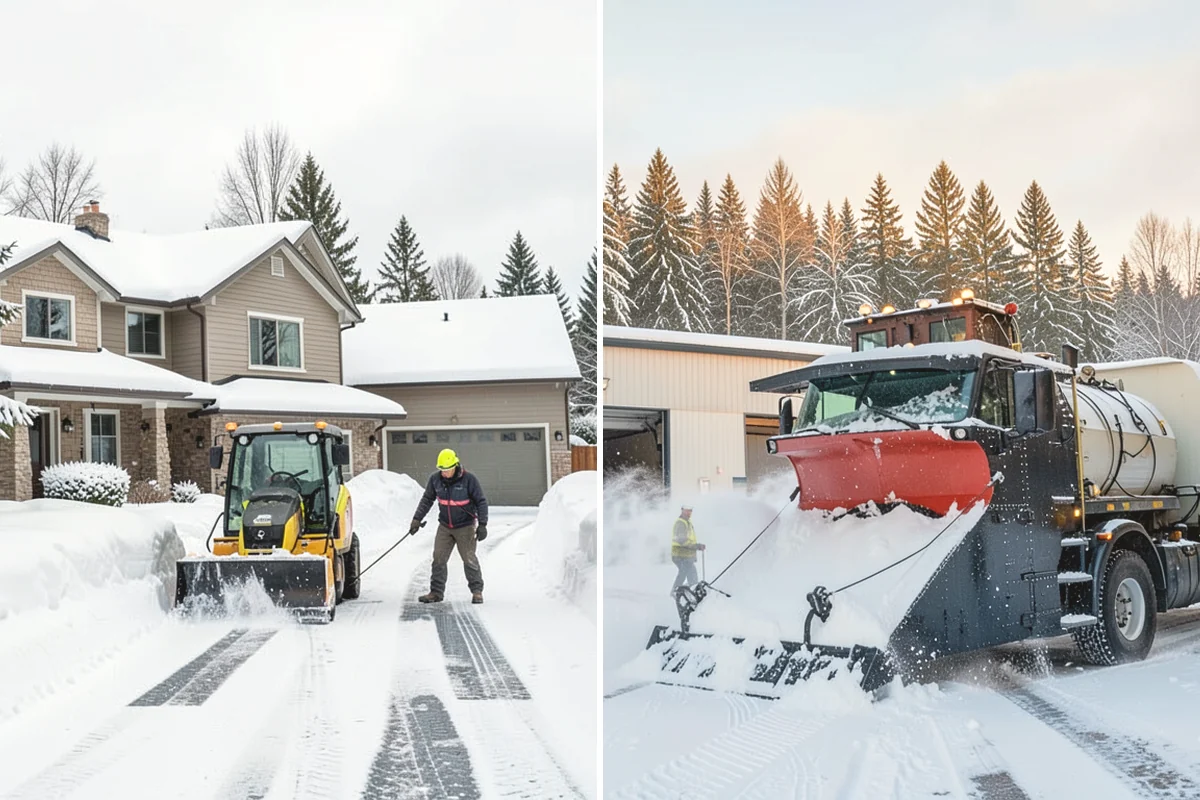 Commercial Stair Clearing in Black Diamond, King County, WA - Identify every exterior staircase and landing on site