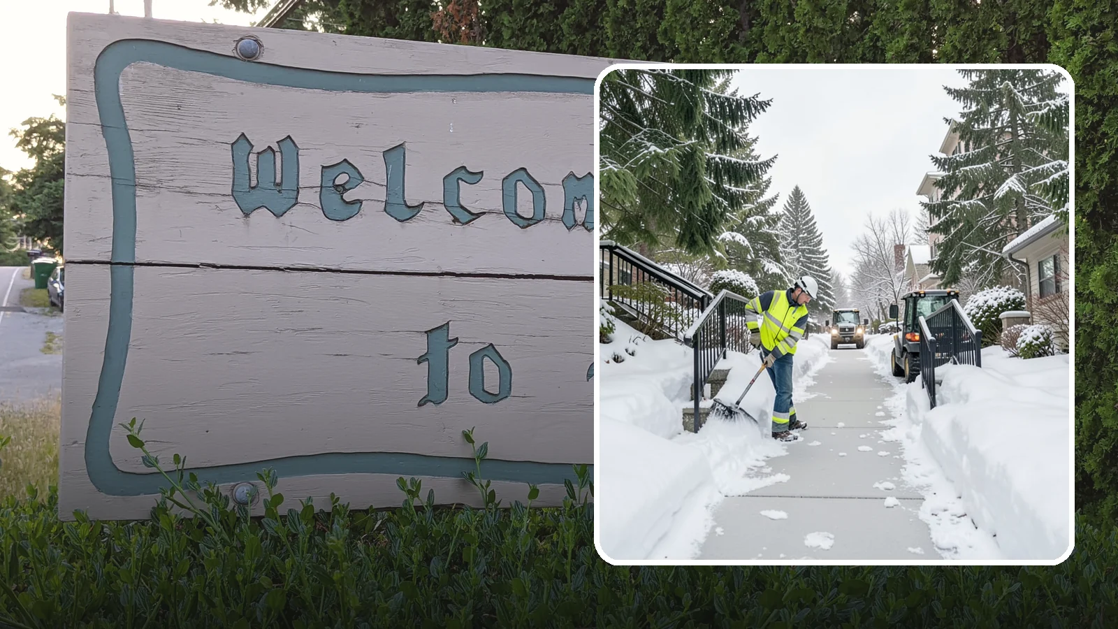 Commercial Stair Clearing in Brier, Snohomish County, WA - Keep exterior stairs and landings on your commercial property safe and slip-free through Western Washington ice events.