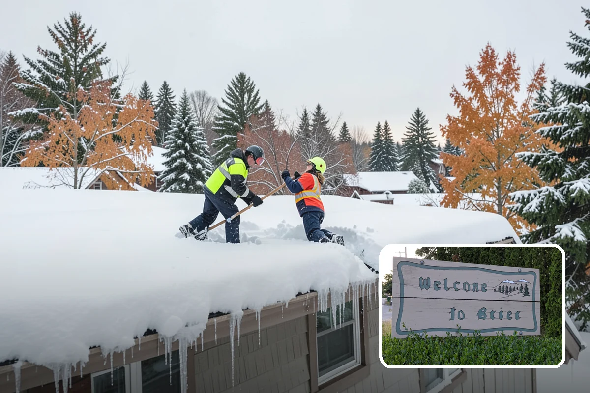 Commercial Stair Clearing in Brier, Snohomish County, WA - Hand-cleared treads and landings on every run